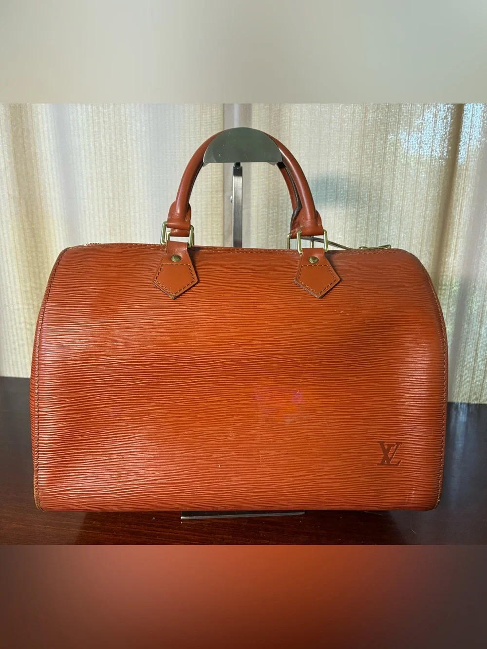 Louis Vuitton Epi Speedy 36 Satchel with Matching Wallet